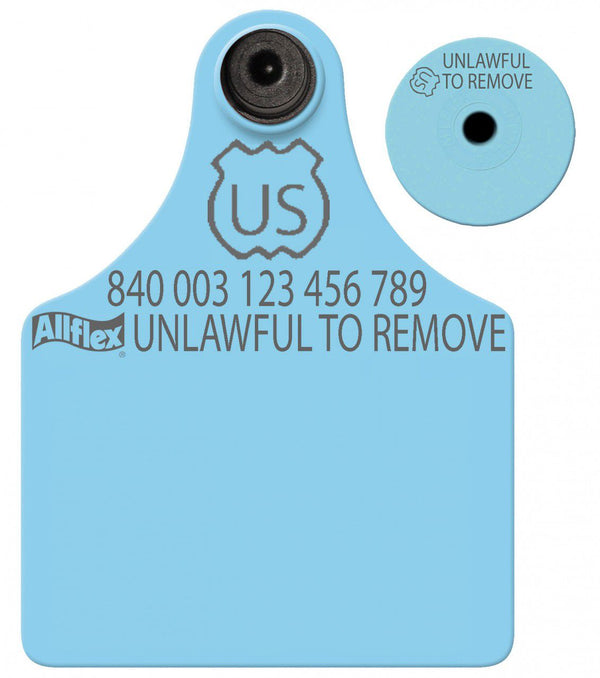 Allflex Allflex USDA Maxi Blank (Tamperproof) - Yellow