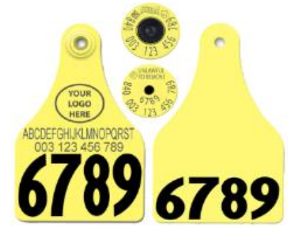 Allflex USDA Super Maxi FDX Matched Pair Set Layout 115-4