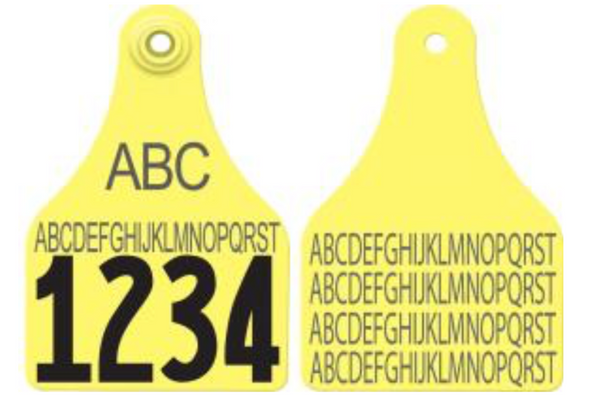 Allflex Allflex Super Maxi Layout 112 - Yellow
