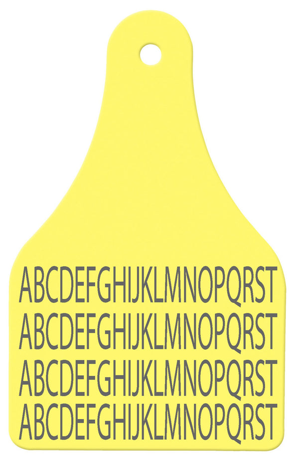 Allflex Allflex Super Maxi Layout 7BK - Yellow