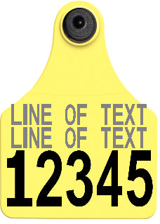 Allflex Allflex Large Layout 52 (Tamperproof) - Yellow