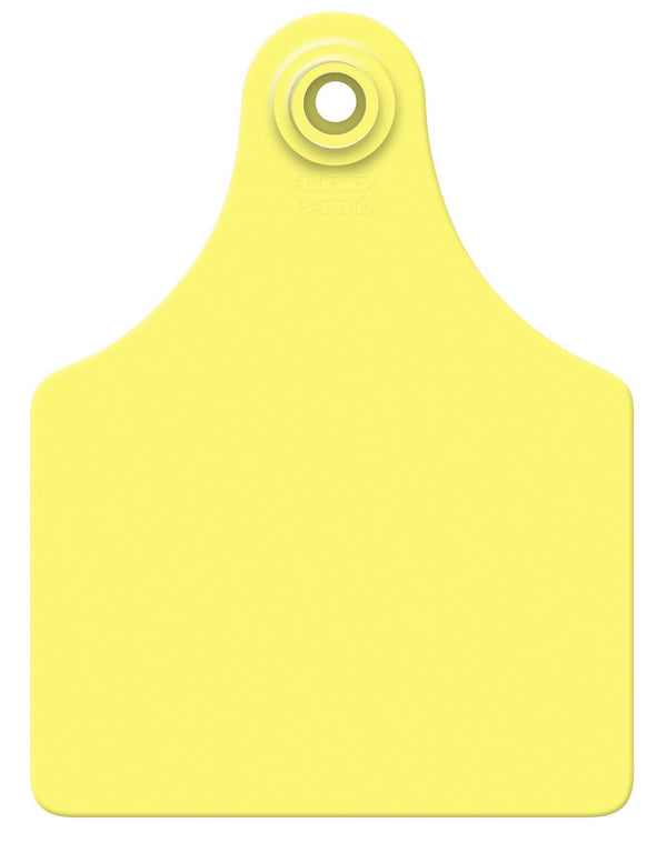 Allflex Allflex Maxi Blank in bags of 25 no buttons - Yellow