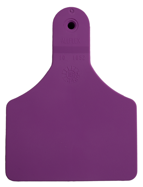 Allflex Pre-Numbered ATAG CALF tags in bags of 25- Classic Purple