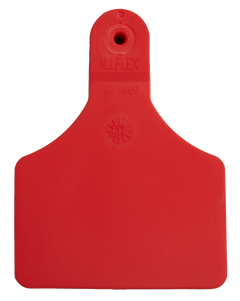 Allflex Pre-Numbered ATAG CALF tags in bags of 25- Red