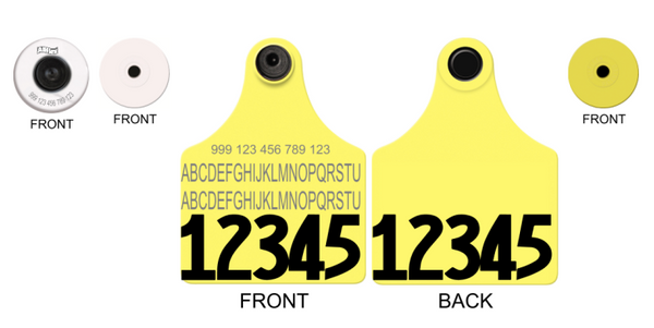 Allflex Maxi HDX Matched Pair Set Layout 42 (Tamperproof)