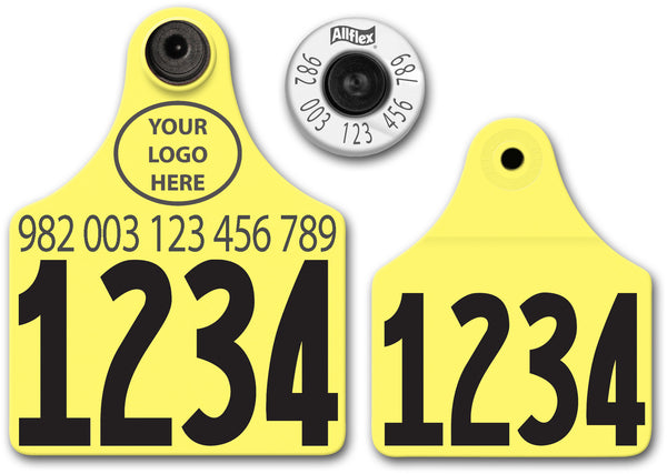 Allflex Maxi HDX Matched Pair Set Layout 30 (Tamperproof) | CattleTags.com