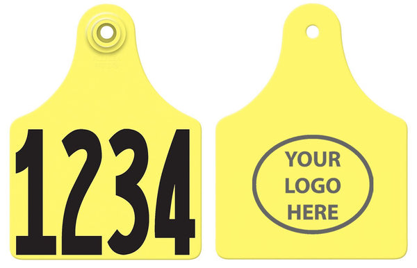 Allflex Maxi Layout 15 - Yellow | CattleTags.com