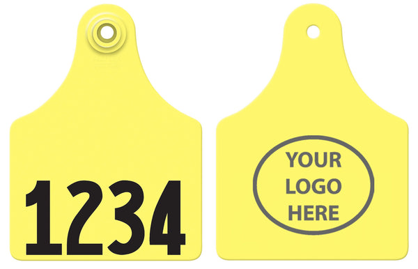 Allflex Maxi Layout 26 - Yellow | CattleTags.com