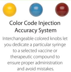 Allflex 3 Pack of Colored Knobs | CattleTags.com